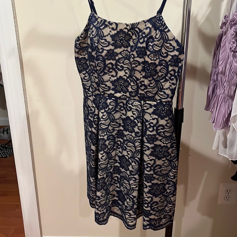 Blue dress